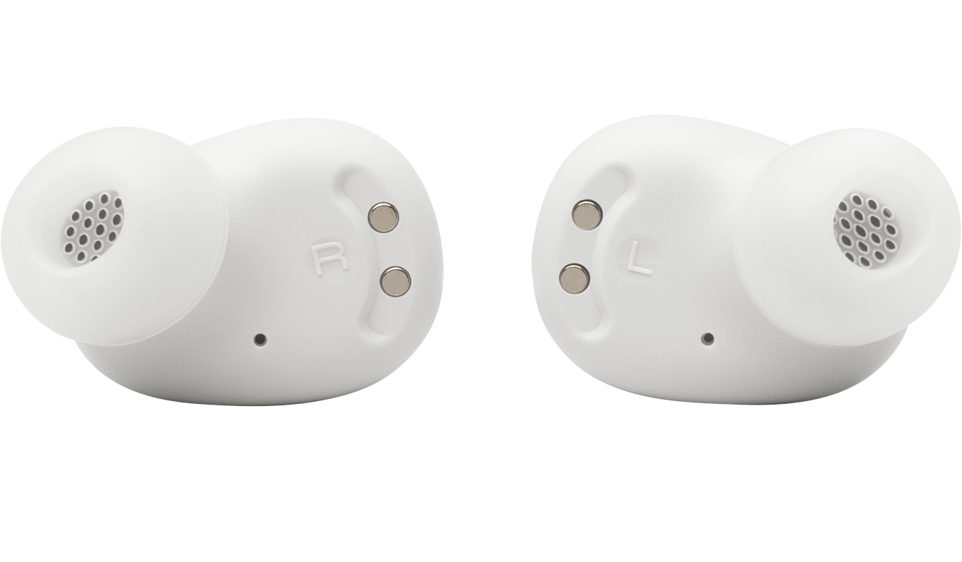 Handsfree Bluetooth JBL Wave Buds 2, TWS, ANC, MultiPoint, Bílá JBLWBUDS2WHT