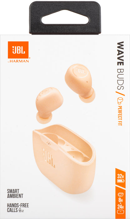 Handsfree Bluetooth JBL Wave Buds, TWS, Béžové JBLWBUDSBEG