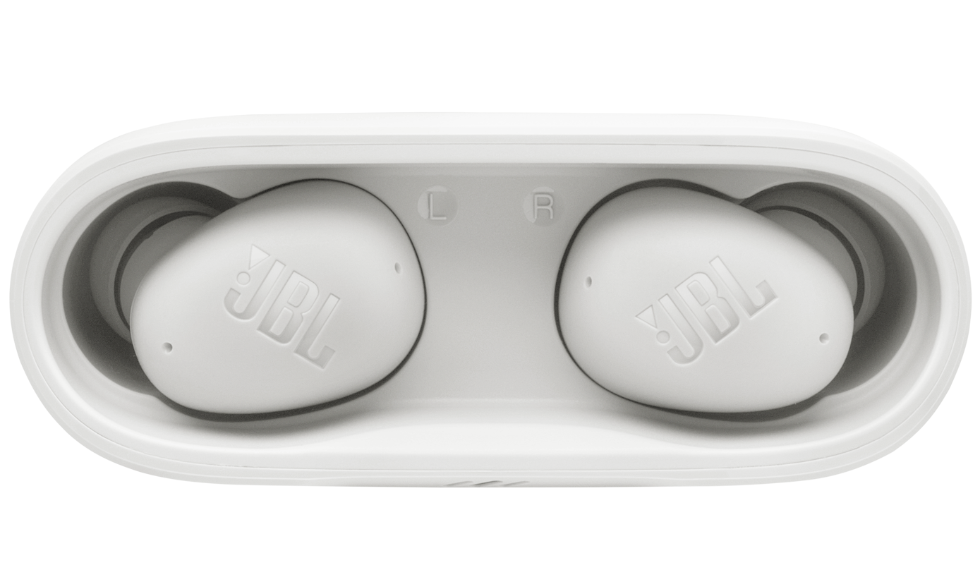 Handsfree Bluetooth JBL Wave Buds 2, TWS, ANC, MultiPoint, Bílá JBLWBUDS2WHT