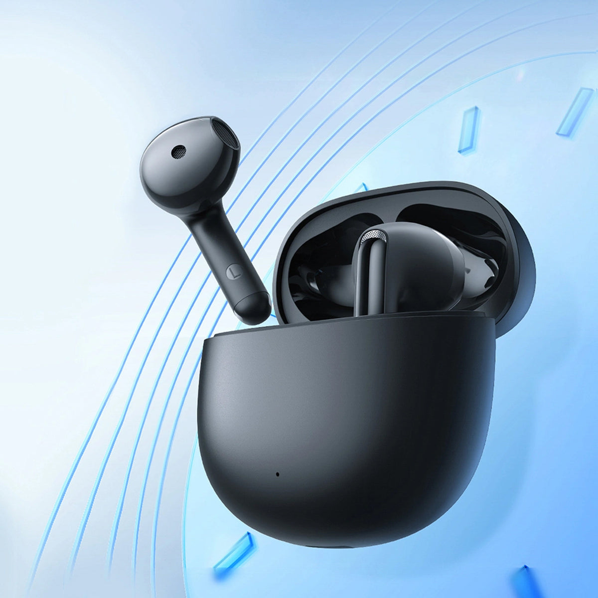 Handsfree Bluetooth Joyroom Funpods JR-FB1 Nová verze, TWS, Černá