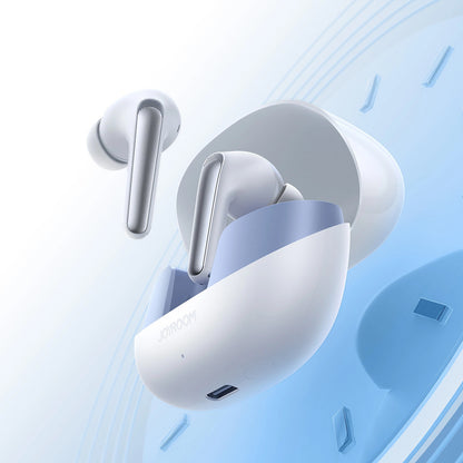 Handsfree Bluetooth Joyroom Funpods JR-FN2, TWS, ANC, Bílá