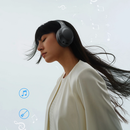 Handsfree Bluetooth Joyroom JR-JH2, A2DP, ANC, Černá