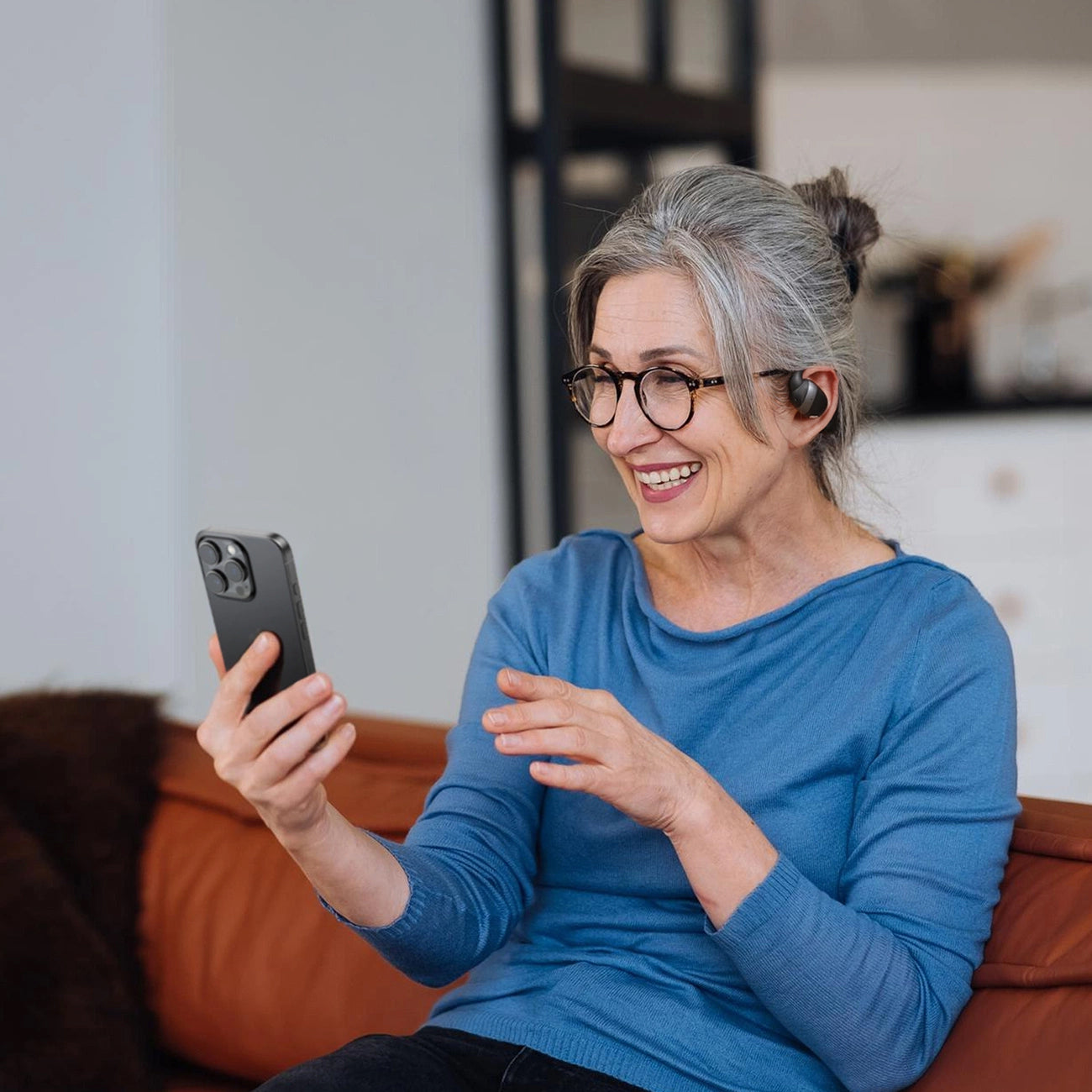 Handsfree Bluetooth Joyroom Open Ear JR-OE4, TWS, Černá
