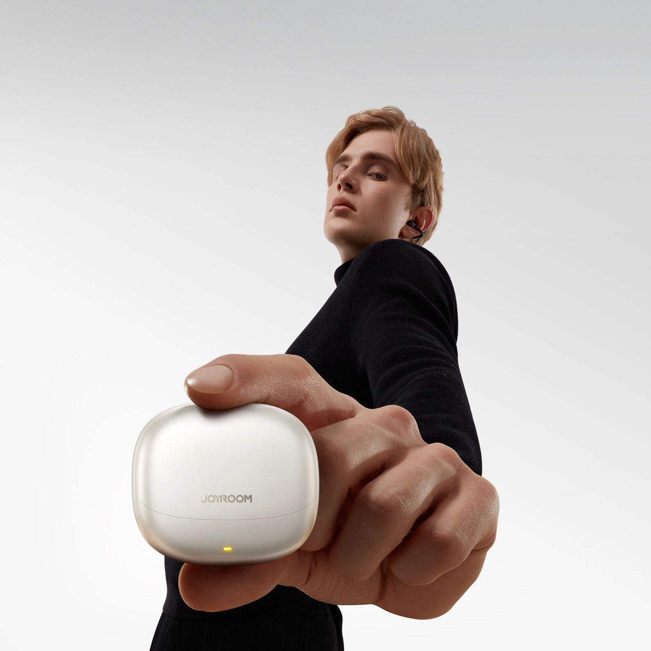 Handsfree Bluetooth Joyroom Openfree JR-OE3, TWS, Stříbrný