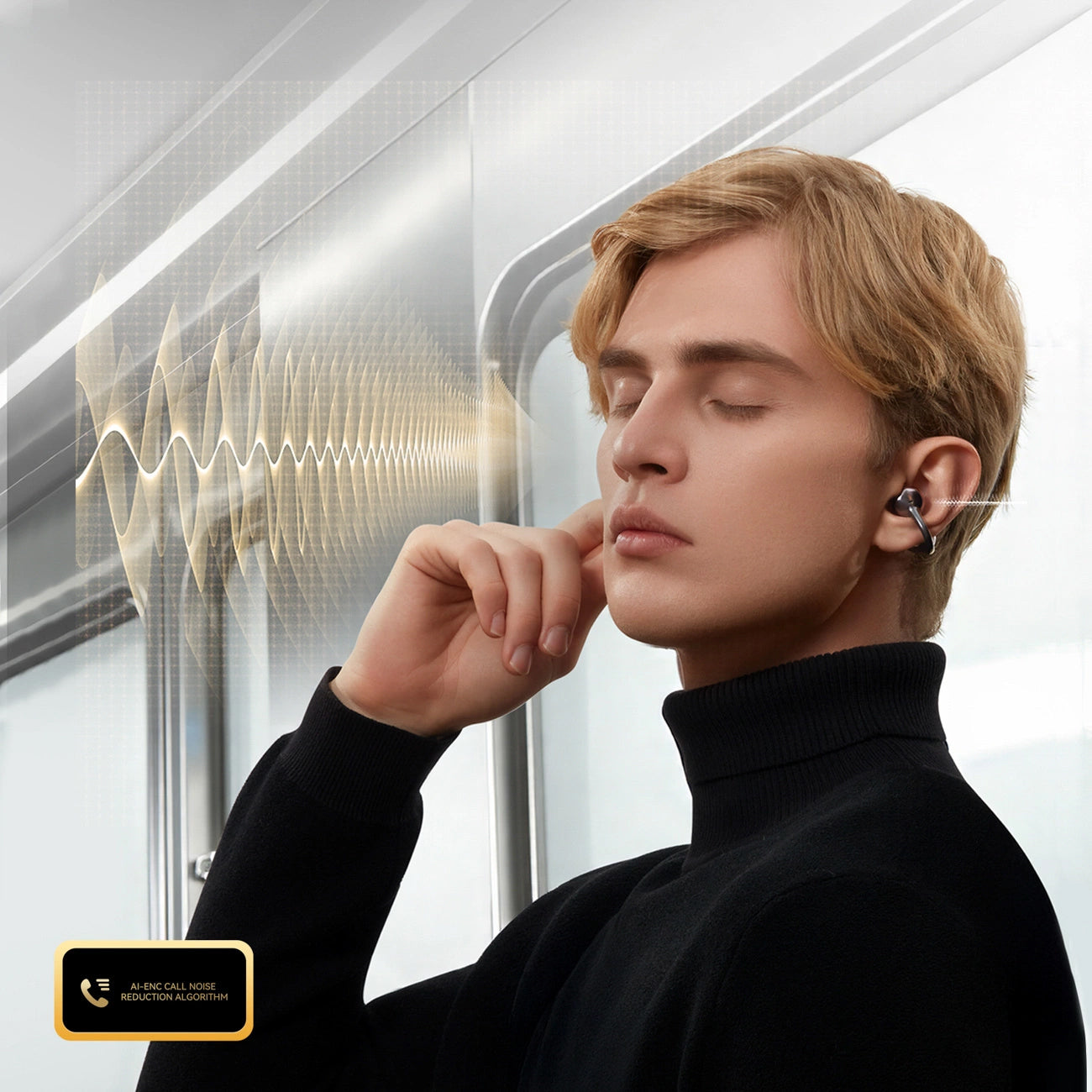 Handsfree Bluetooth Joyroom Openfree JR-OE3, TWS, Stříbrný