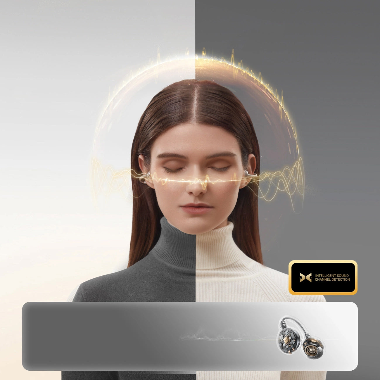 Handsfree Bluetooth Joyroom Openfree JR-OE3, TWS, Černá