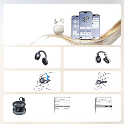 Handsfree Bluetooth Joyroom Openfree JR-OE3, TWS, Stříbrný