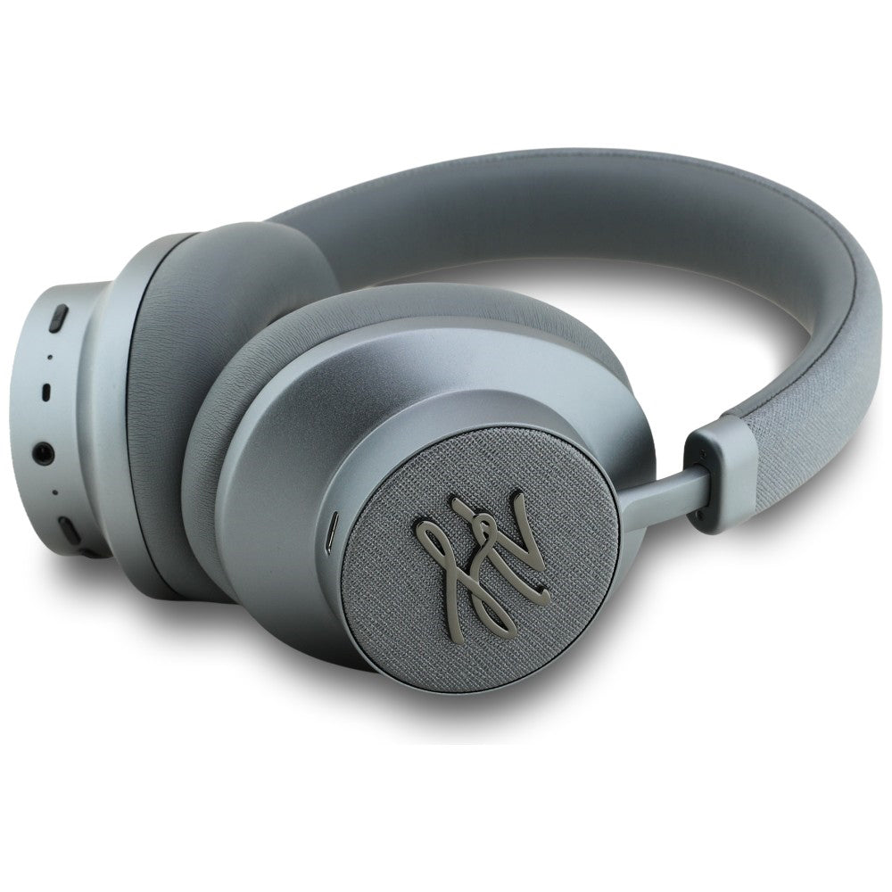 Handsfree Bluetooth Karl Lagerfeld Grained Initials, A2DP, ANC, Šedá