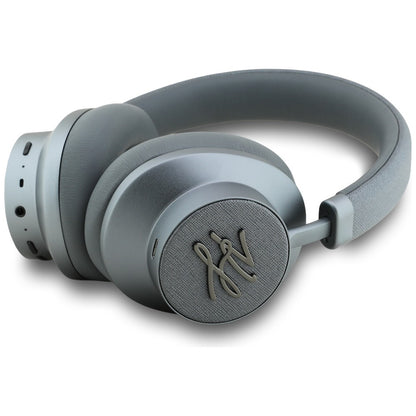 Handsfree Bluetooth Karl Lagerfeld Grained Initials, A2DP, ANC, Šedá