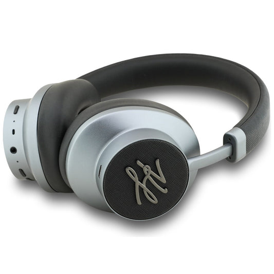 Handsfree Bluetooth Karl Lagerfeld Grained Initials, A2DP, ANC, Černá
