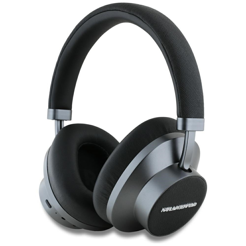 Handsfree Bluetooth Karl Lagerfeld Saffiano Elongated, A2DP, ANC, Černá