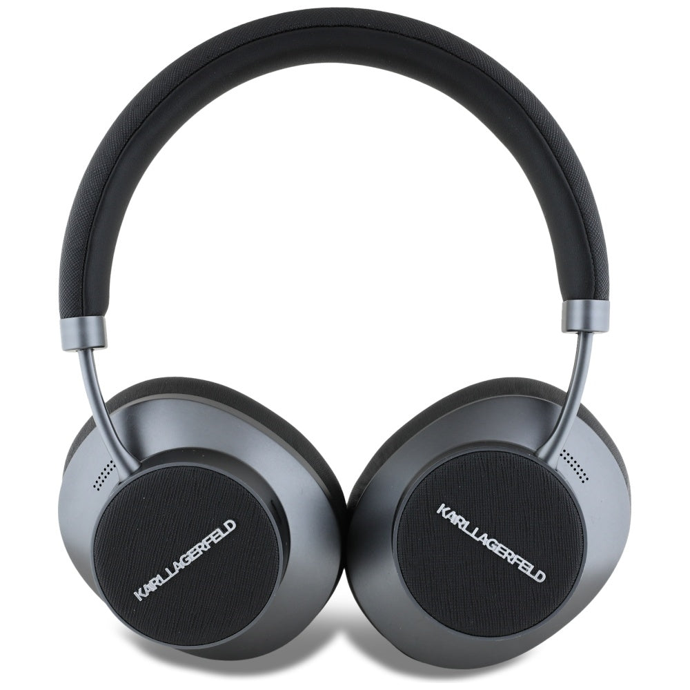 Handsfree Bluetooth Karl Lagerfeld Saffiano Elongated, A2DP, ANC, Černá