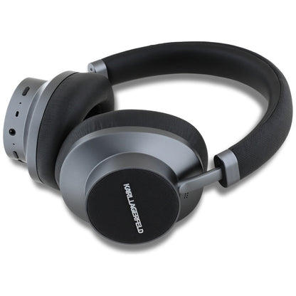 Handsfree Bluetooth Karl Lagerfeld Saffiano Elongated, A2DP, ANC, Černá