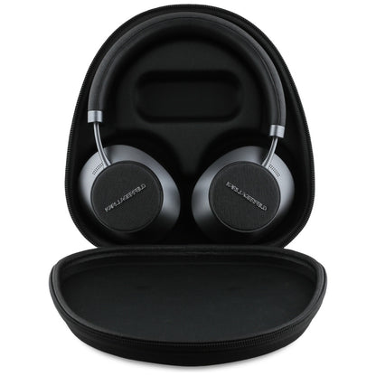 Handsfree Bluetooth Karl Lagerfeld Saffiano Elongated, A2DP, ANC, Černá