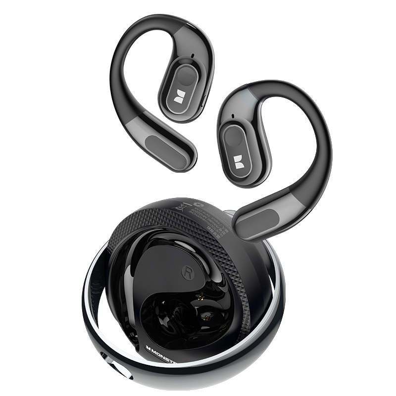 Handsfree Bluetooth Monster AC330 AI Překlad, TWS, Černá