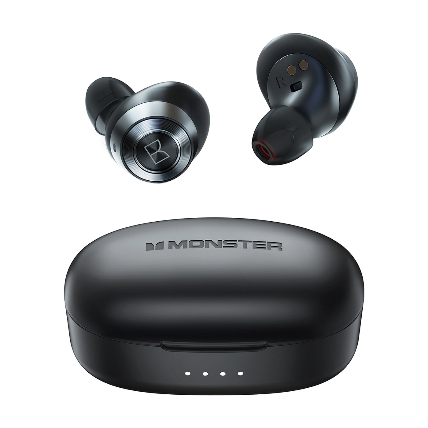 Handsfree Bluetooth Monster Achieve 100 AirLinks, TWS, Černá