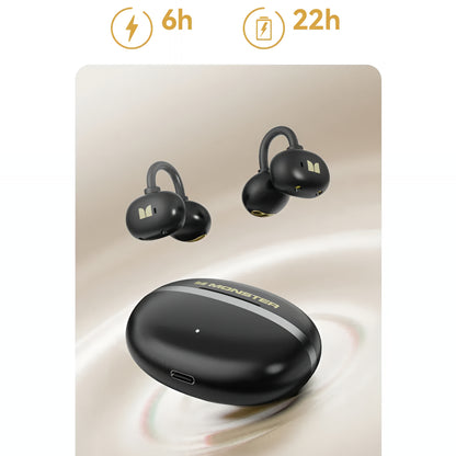 Handsfree Bluetooth Monster AirClip AC200, TWS, Černá