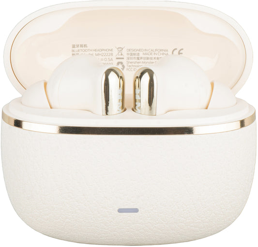 Handsfree Bluetooth Monster Clarity 200, TWS, ANC, Světle krémová
