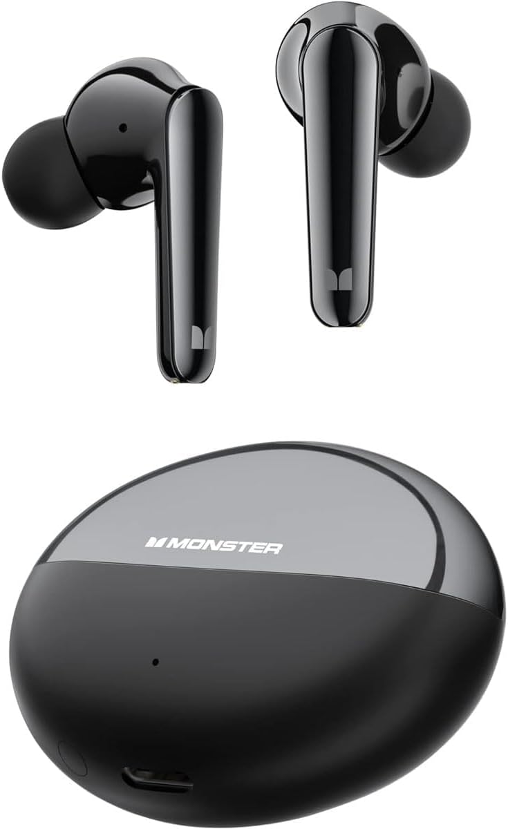 Bluetooth handsfree Monster N-Lite 203 AirLinks, TWS, černá