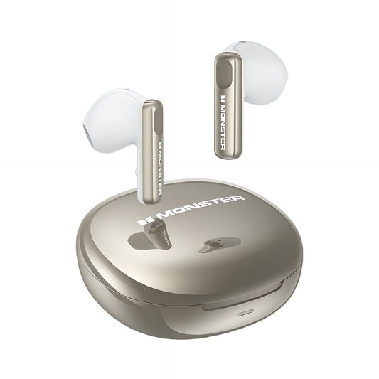 Handsfree Bluetooth Monster N-Lite 209, TWS, Stříbrná