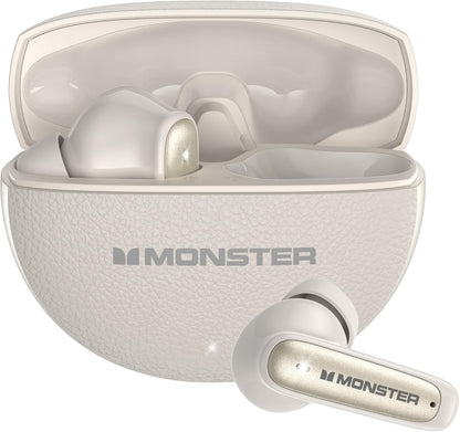 Handsfree Bluetooth Monster N-Lite 310, TWS, Světle krémová