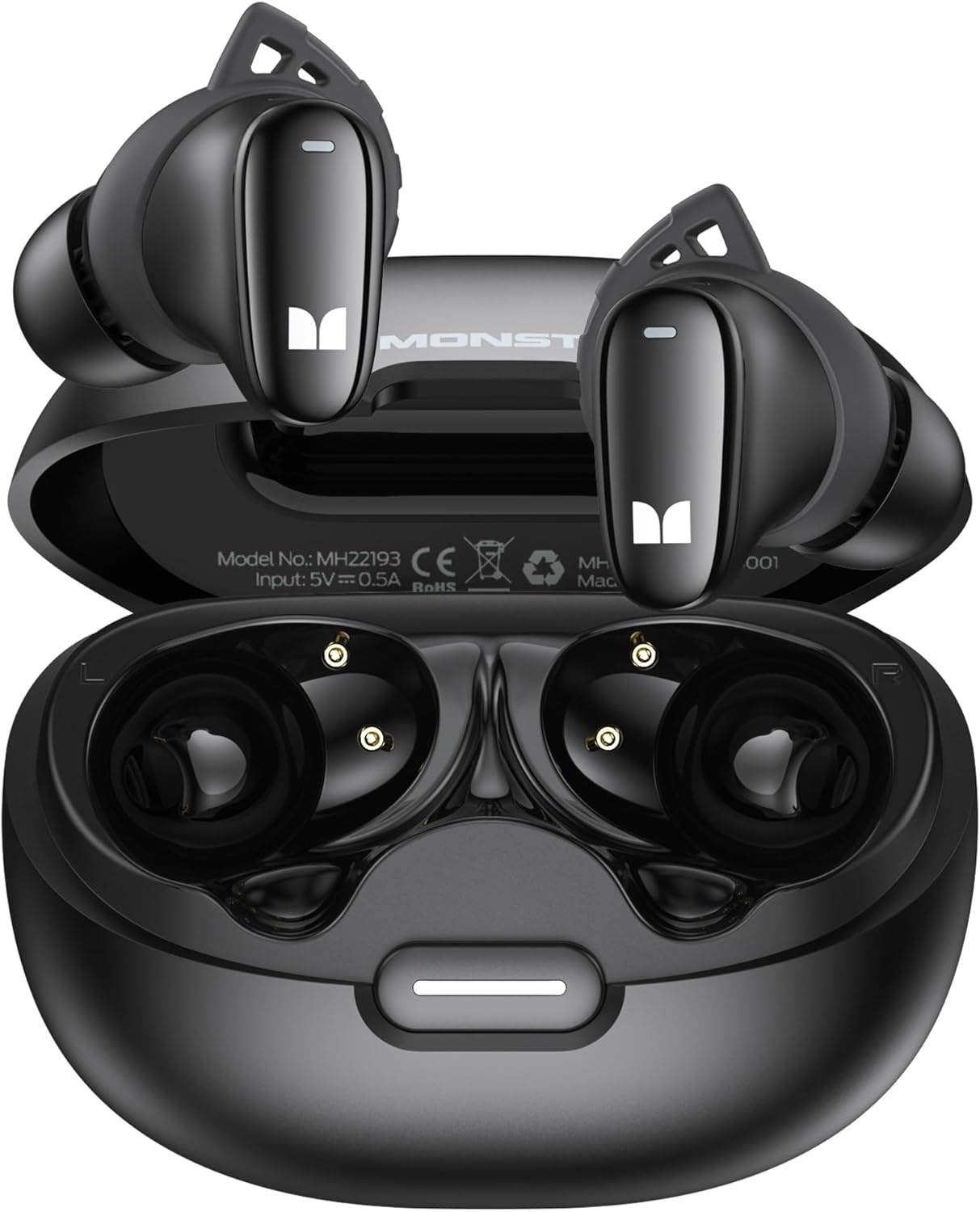 Handsfree Bluetooth Monster N-Lite 206, TWS, Černá