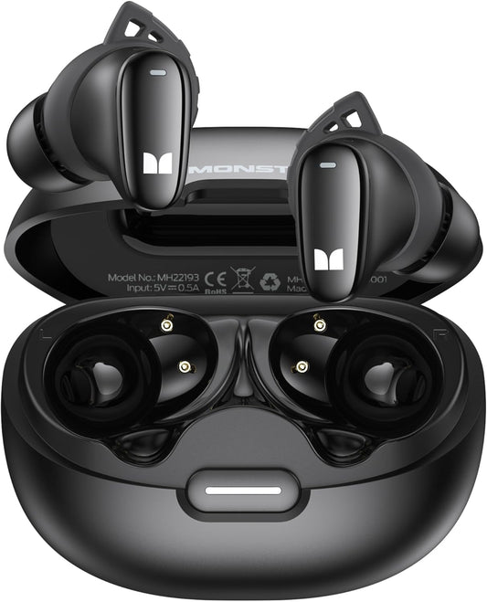 Handsfree Bluetooth Monster N-Lite 206, TWS, Černá