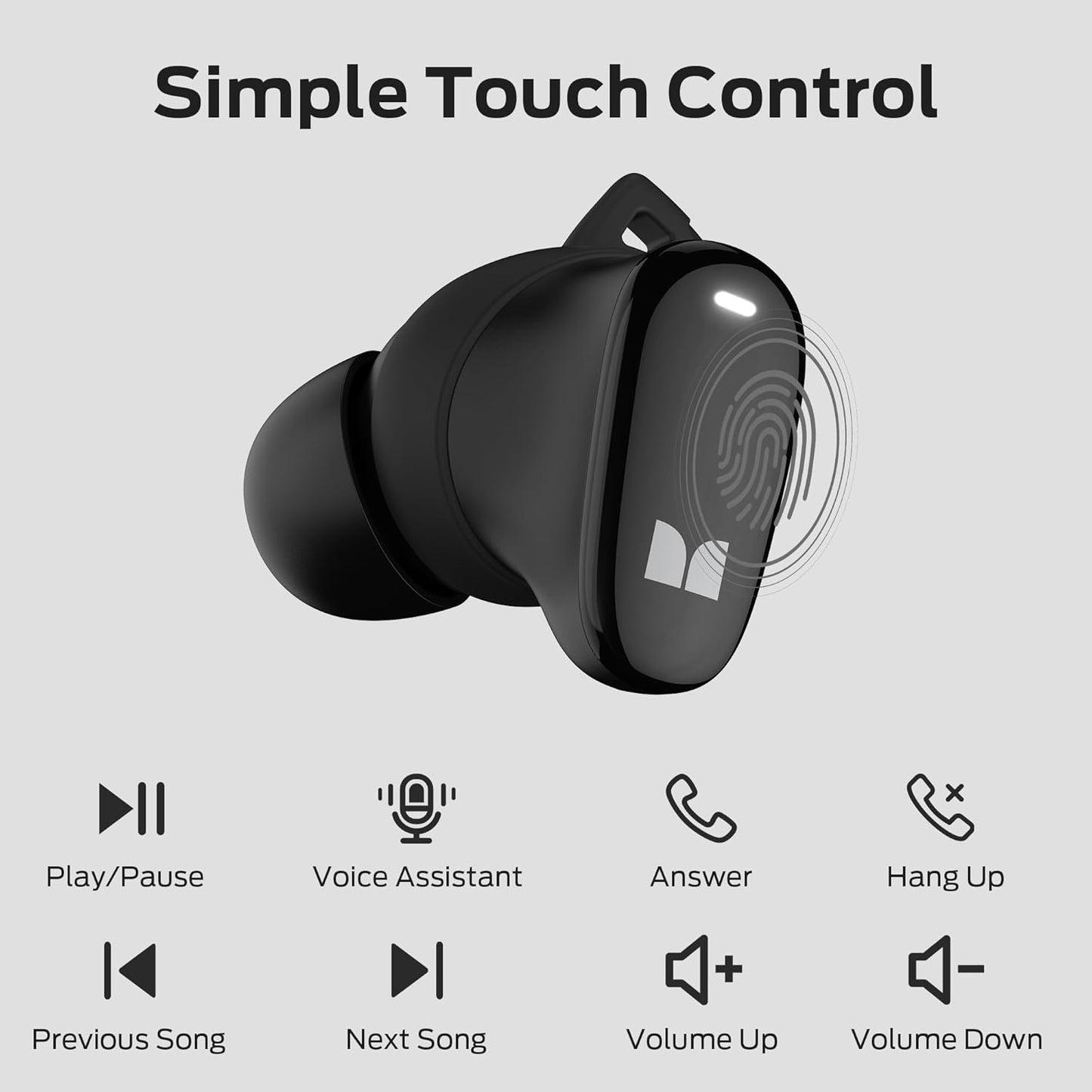 Handsfree Bluetooth Monster N-Lite 206, TWS, Černá