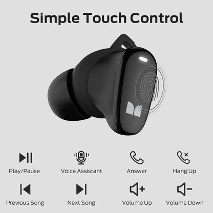 Handsfree Bluetooth Monster N-Lite 206, TWS, Černá