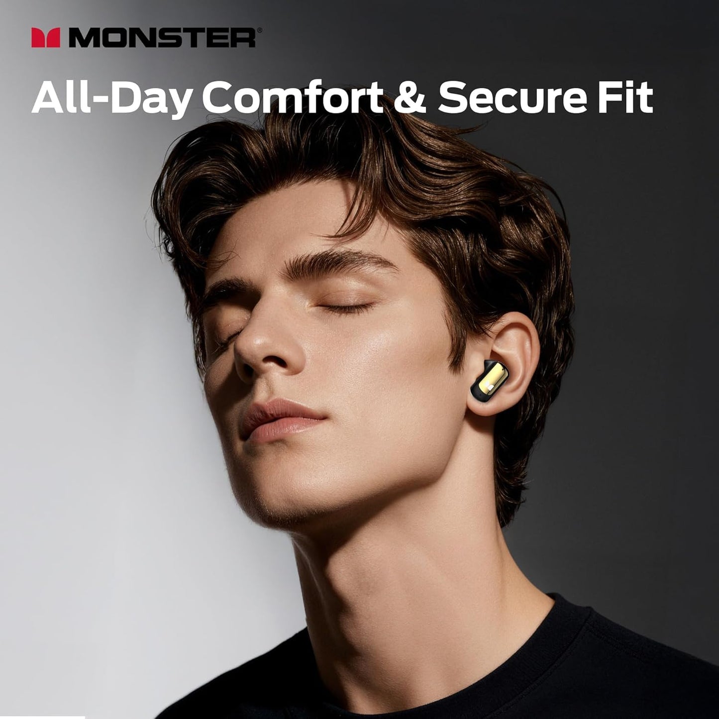 Bluetooth handsfree Monster N-Lite 217, TWS, černá