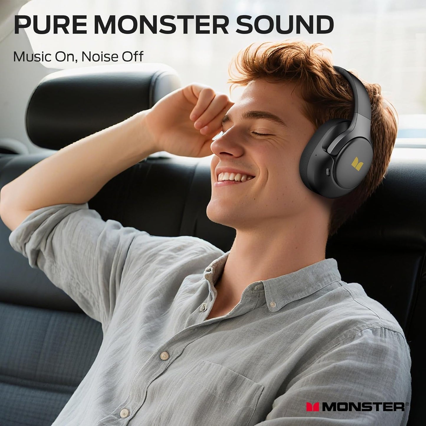 Handsfree Bluetooth Monster Persona 5th, MultiPoint, A2DP, ANC, Černá