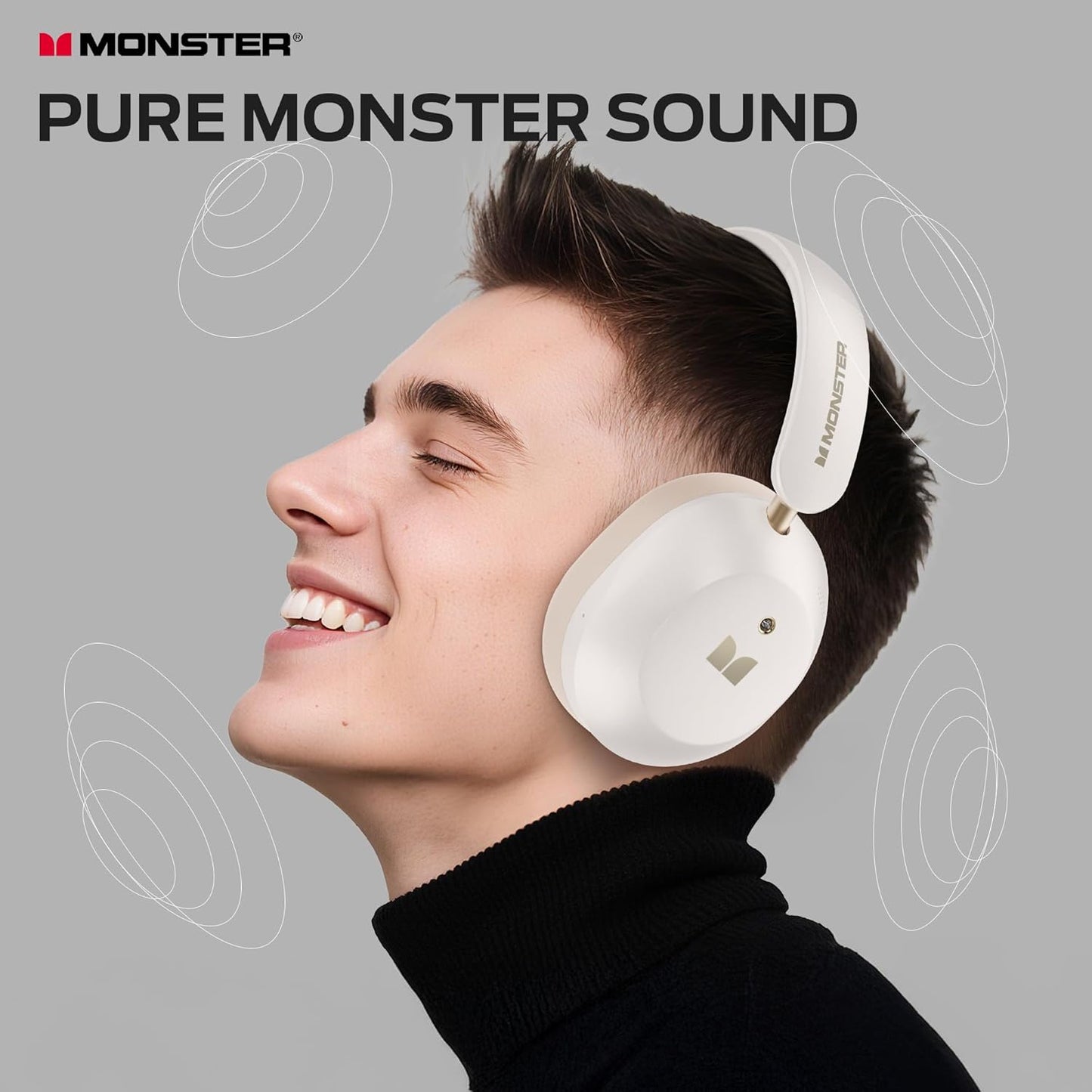 Handsfree Bluetooth Monster Persona 6th, MultiPoint, A2DP, ANC, Bílá