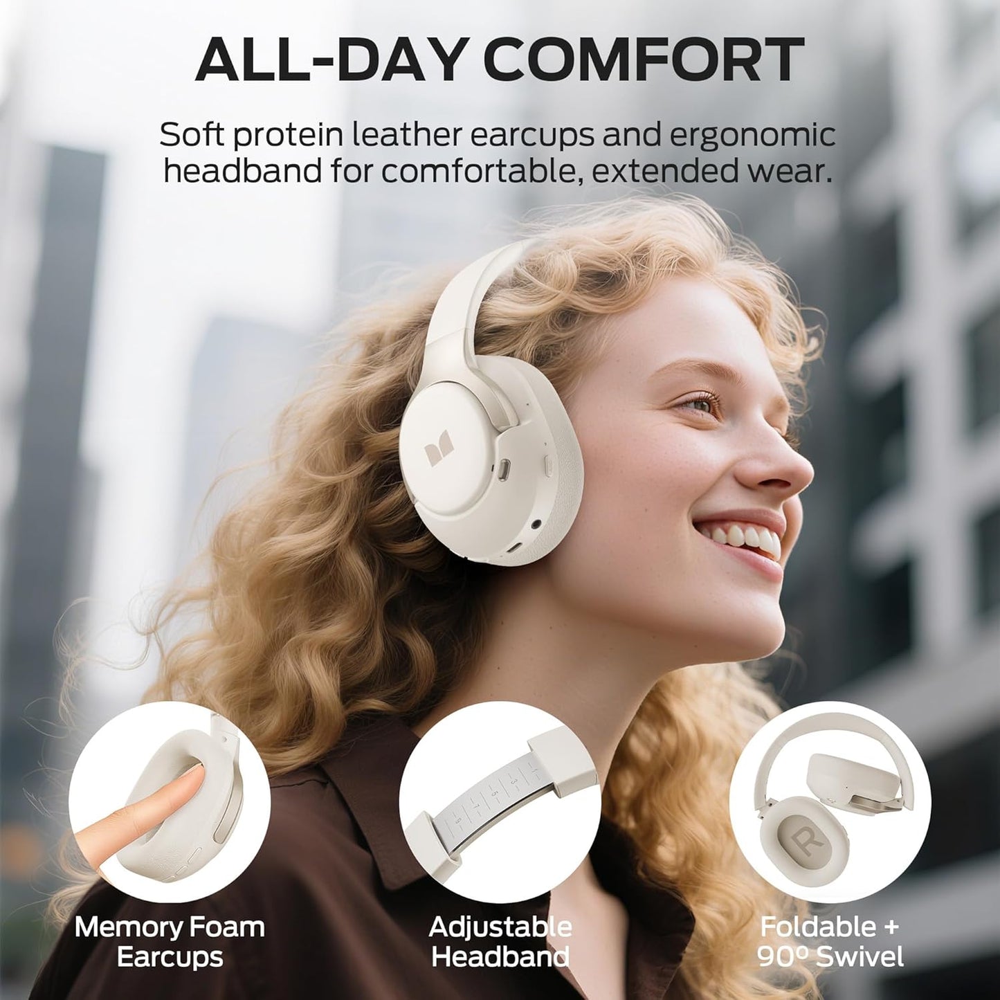 Handsfree Bluetooth Monster Persona 5th, MultiPoint, A2DP, ANC, Bílá