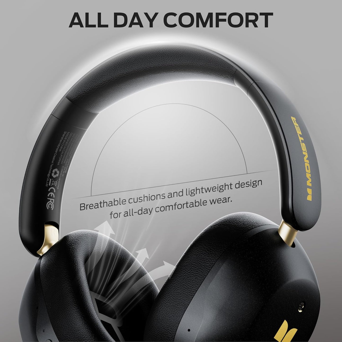 Handsfree Bluetooth Monster Persona 6th, MultiPoint, A2DP, ANC, Černá