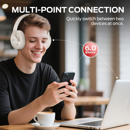 Handsfree Bluetooth Monster Persona 5th, MultiPoint, A2DP, ANC, Bílá
