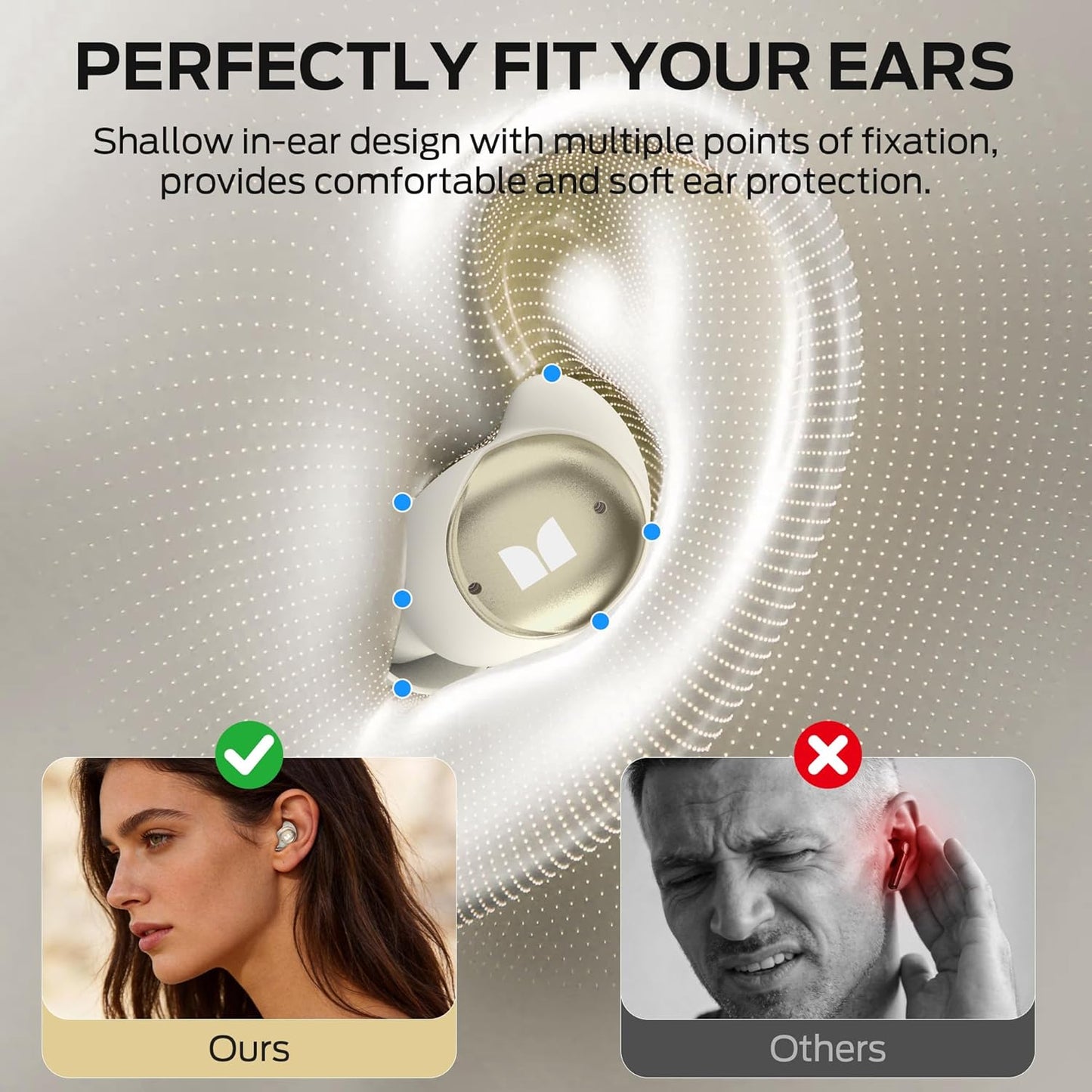 Handsfree Bluetooth Monster Sleep Ear200, TWS, ANC, Zlatá