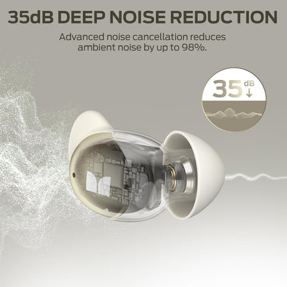 Handsfree Bluetooth Monster Sleep Ear200, TWS, ANC, Zlatá