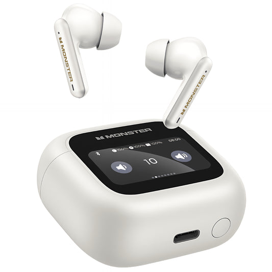 Handsfree Bluetooth Monster TH300, TWS, Bílá