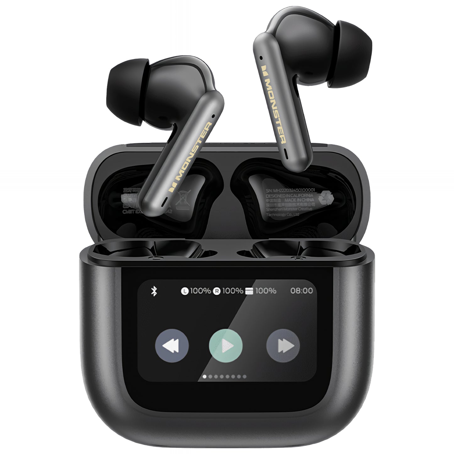 Handsfree Bluetooth Monster TH300, TWS, Černá