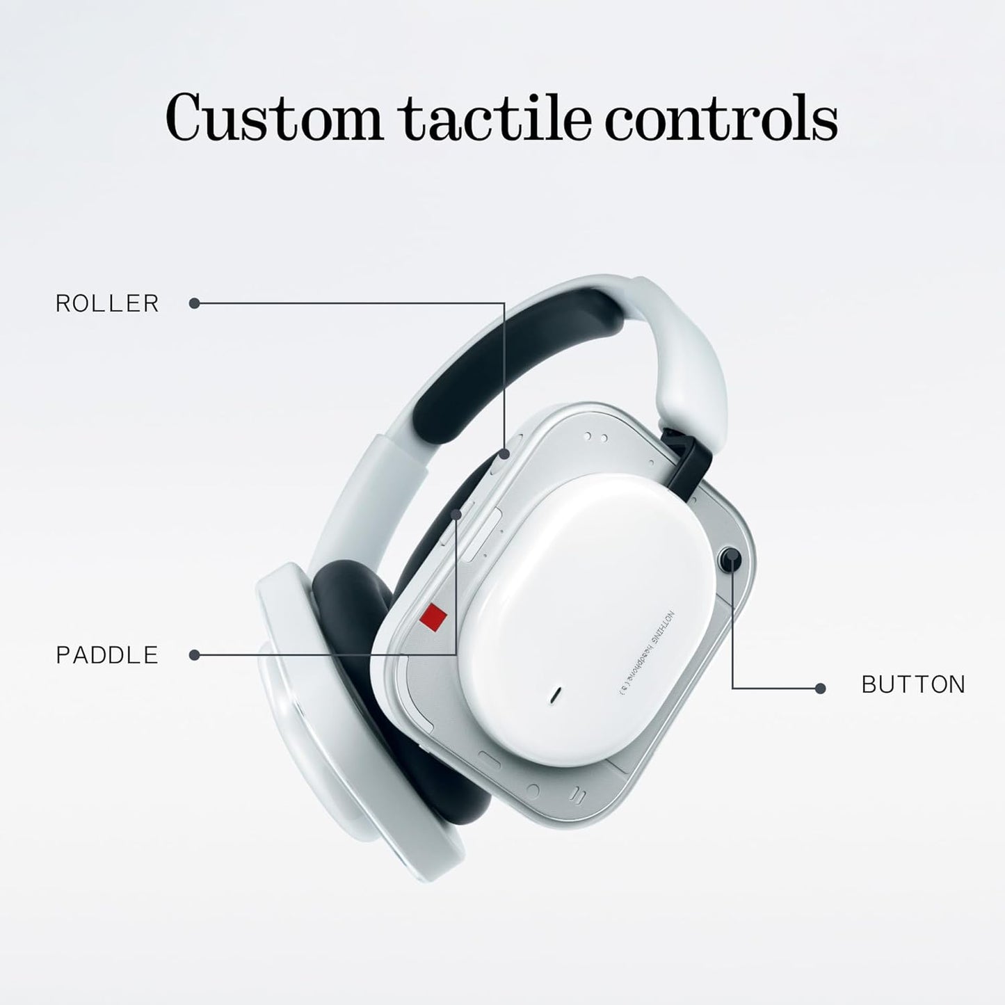Handsfree Bluetooth Nothing Headphone (a), MultiPoint, A2DP, ANC, Černá
