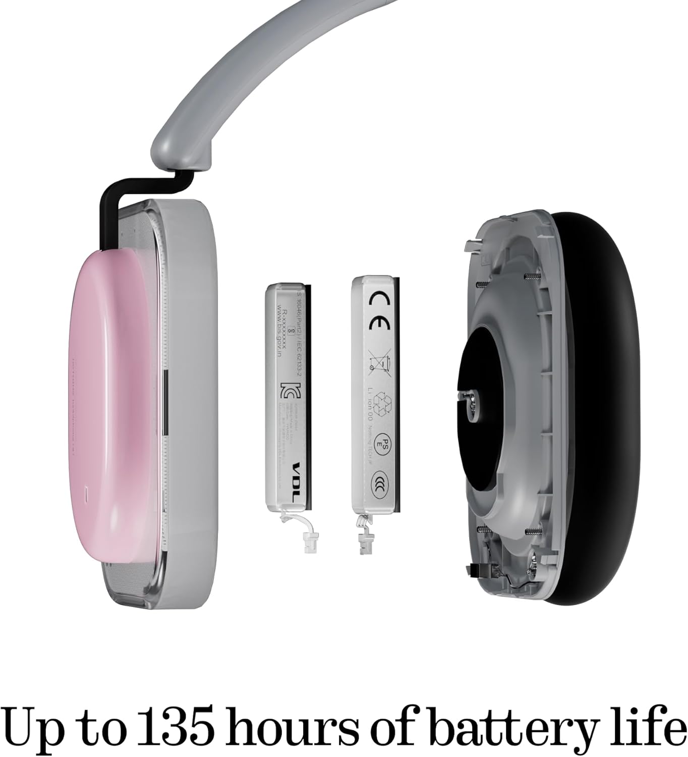 Handsfree Bluetooth Nothing Headphone (a), MultiPoint, A2DP, ANC, Černá