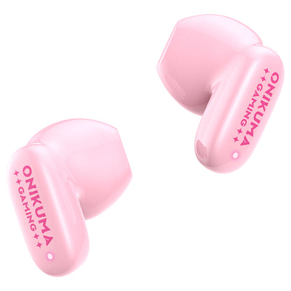 Handsfree Bluetooth Onikuma TX603, TWS, Růžová