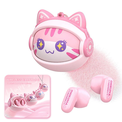 Handsfree Bluetooth Onikuma TX603, TWS, Růžová