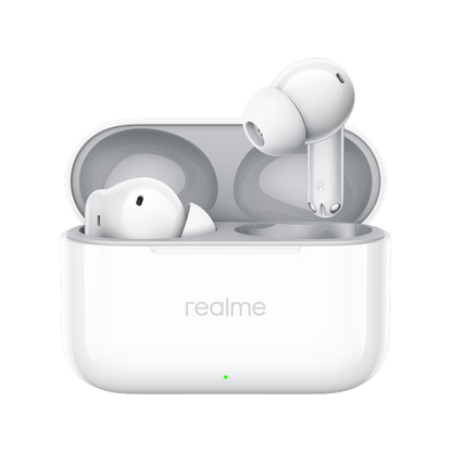 Handsfree Bluetooth Realme Buds T200, TWS, ANC, MultiPoint, Bílá