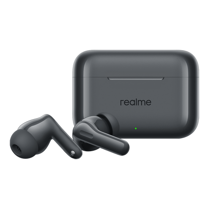 Handsfree Bluetooth Realme Buds T200, TWS, ANC, MultiPoint, Šedá