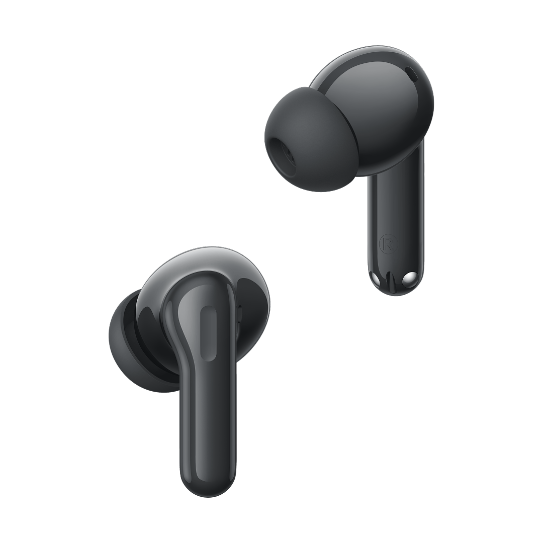 Handsfree Bluetooth Realme Buds T200, TWS, ANC, MultiPoint, Šedá