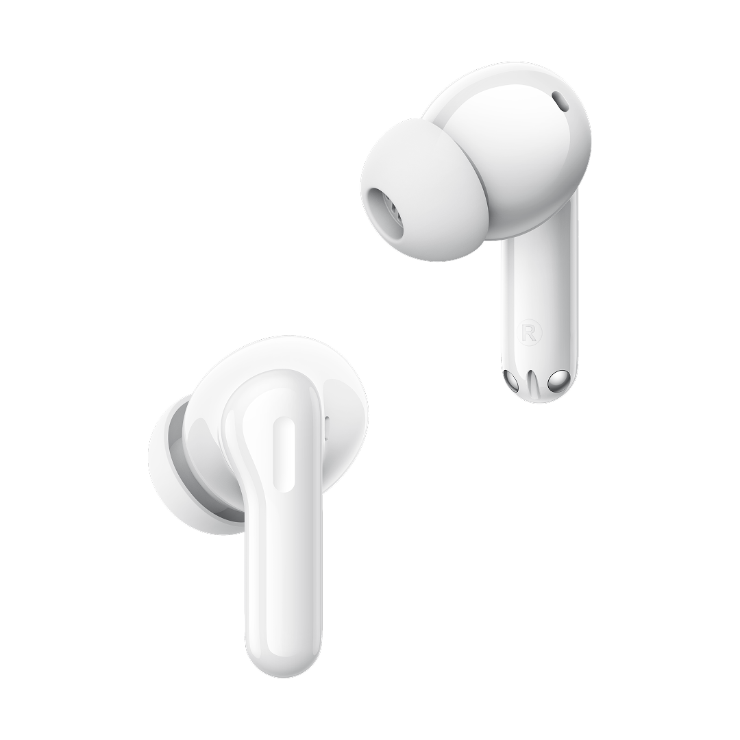 Handsfree Bluetooth Realme Buds T200, TWS, ANC, MultiPoint, Bílá