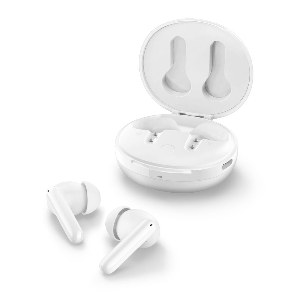 Handsfree Bluetooth Spigen SA2400, TWS, ANC, Bílá