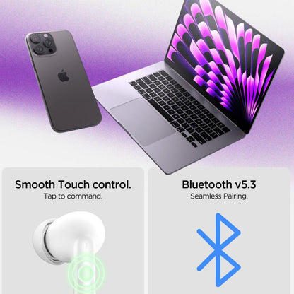 Handsfree Bluetooth Spigen SA2400, TWS, ANC, Bílá