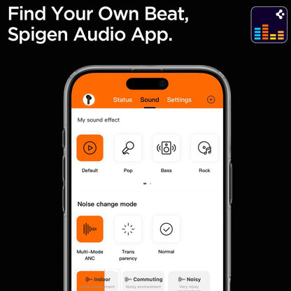 Handsfree Bluetooth Spigen SA2401, TWS, ANC, Bílá